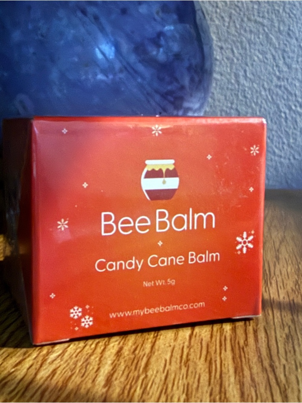 Candy Cane Bee Balm - Nourishing Lip Balm Pot